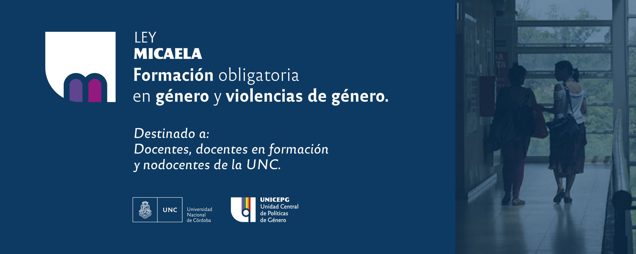 3ra edición Curso Virtual Ley Micaela en la UNC